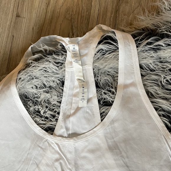 🤍⏫️Lululemon White Classic Principle Tank Top - Picture 9 of 9